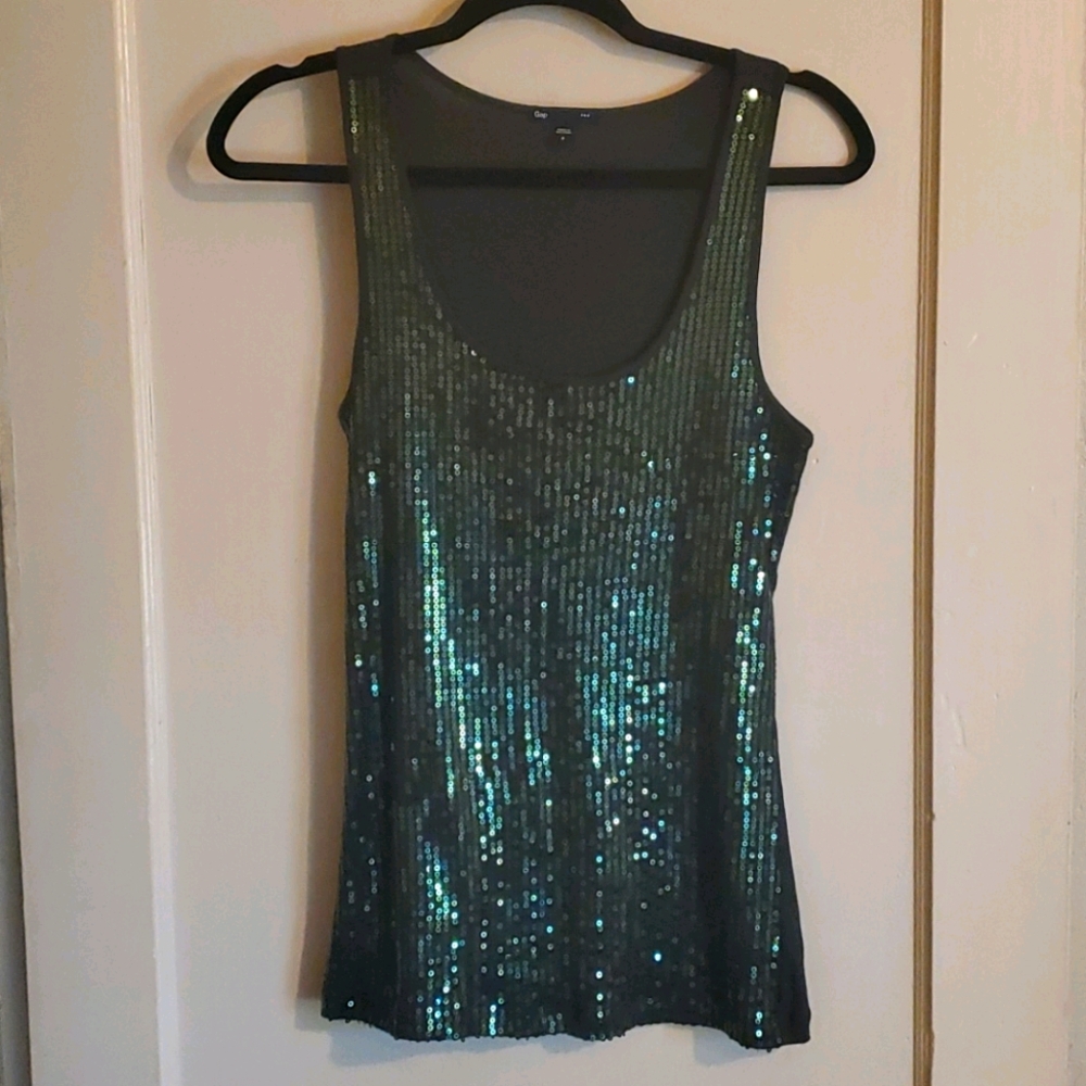 Beautiful Gap Sequins Tank!!! EUC!!